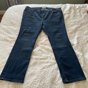 Lane Bryant Dark Blue Straight-Leg Jeans